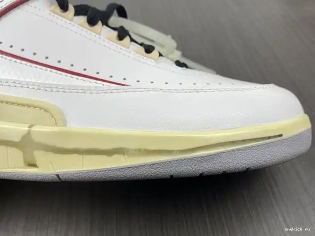 Rep Onekick Jordan SP Low Off-White Retro Red 2 White DJ4375-106 0414